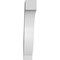 Ekena Millwork 3-in. W x 14-in. D x 18-in. H Baker Architectural Grade PVC Knee Brace BRCP03X14X18BKR - alternate 5